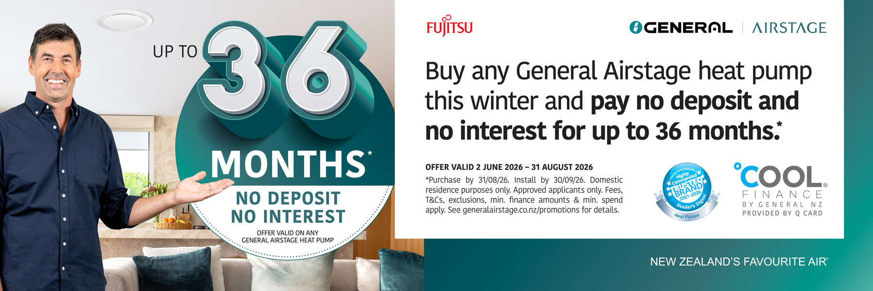 Keri Refrigeration and Fujitsu - 36 Months Interest Free